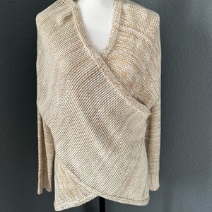 Tan&cream colored sweater.
